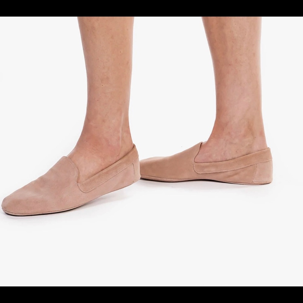 Poppy Barley house shoe in blush size 7.5